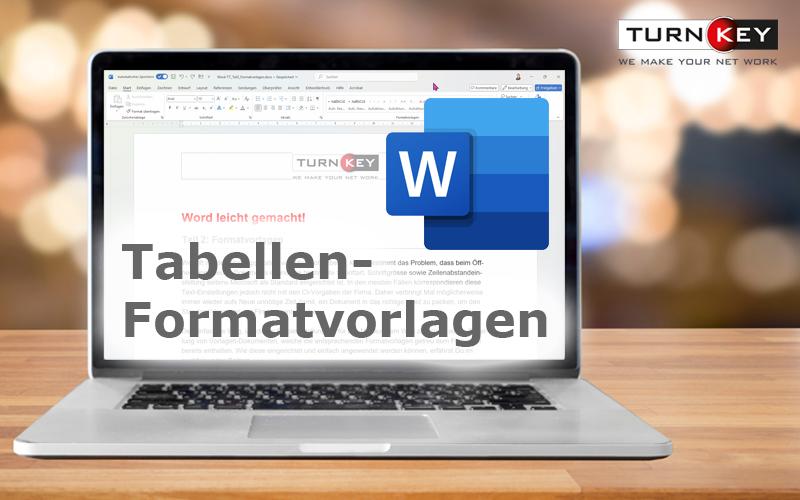 Word Tabellenformatvorlagen