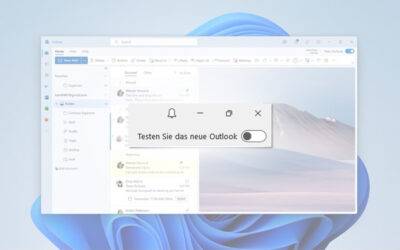 Designwechsel bei Outlook